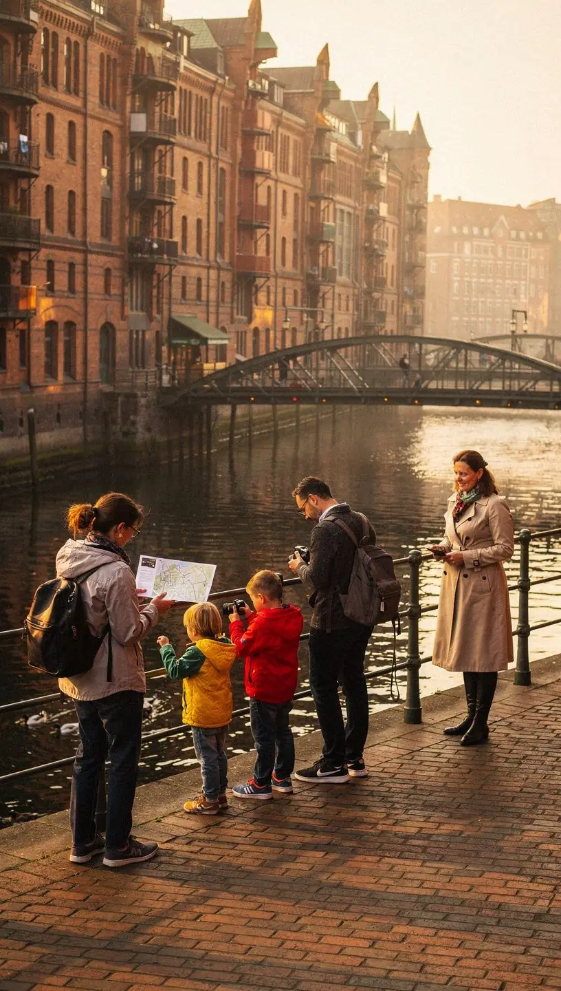 Detailliertes gedrucktes Routenkit mit Karten und Beschreibungen für eine selbstgeführte Entdeckungstour durch München.